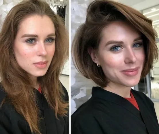 30 Amazing Hair Transformations To Short Hair Photos